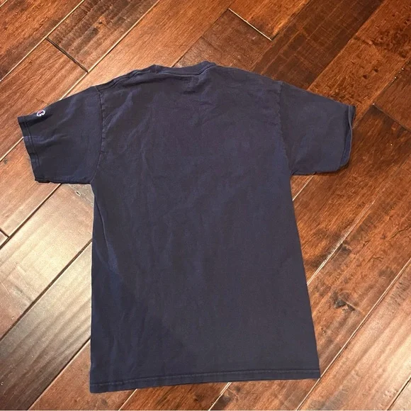 Champion Navy Blue Short Sleeve Tee Size S - Picture 5 of 5
